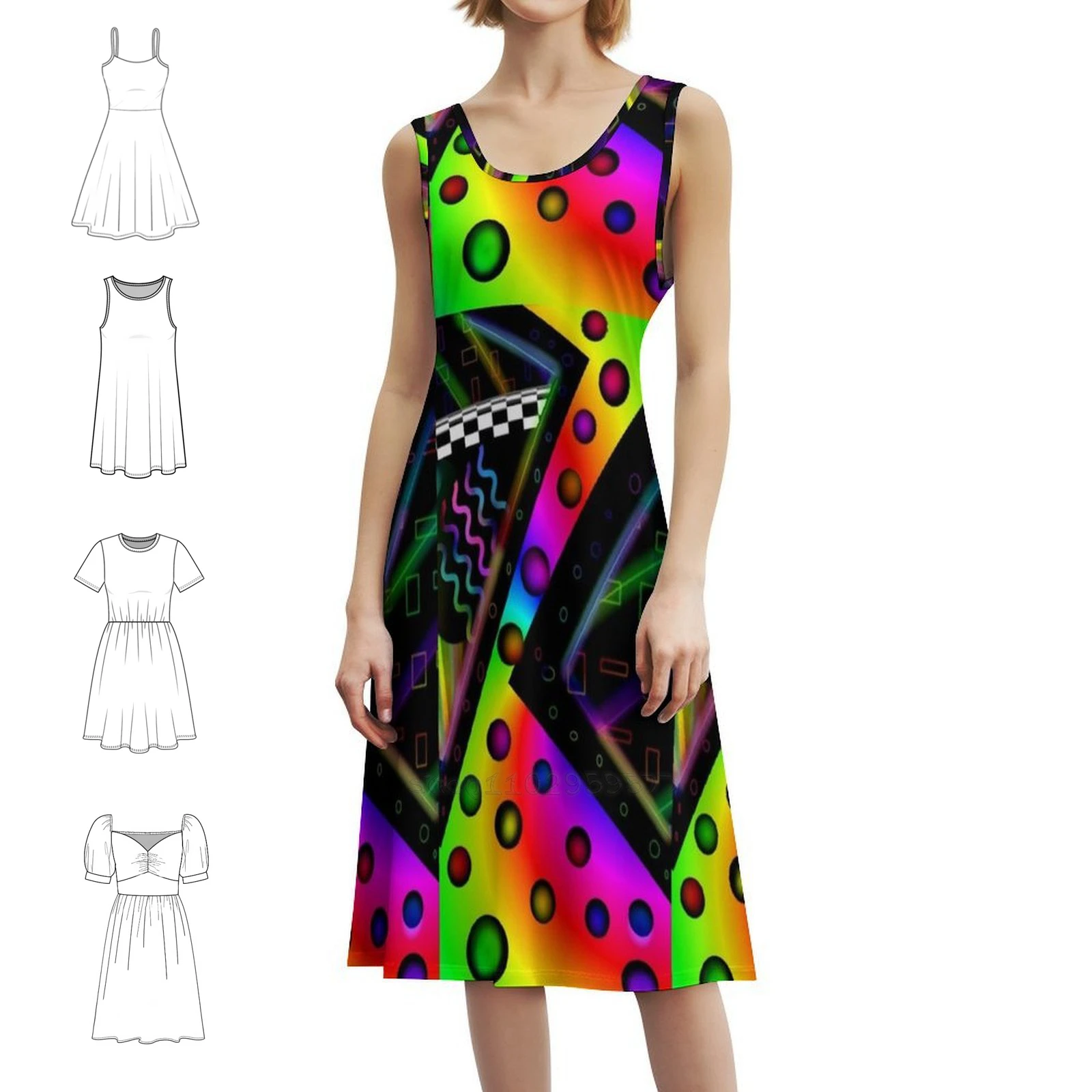 Neon Fazz Razzmatazz в стиле заката, женское уличное платье в стиле хип-хоп с графическим принтом, вечерние и клубная одежда, неоновая эстетичная синтетическая волна
Neon Fazz Razzmatazz в стиле заката, женское уличное платье в стиле хип-хоп с графическим принтом, вечерние и клубная одежда, неоновая эстетичная синтетическая волна