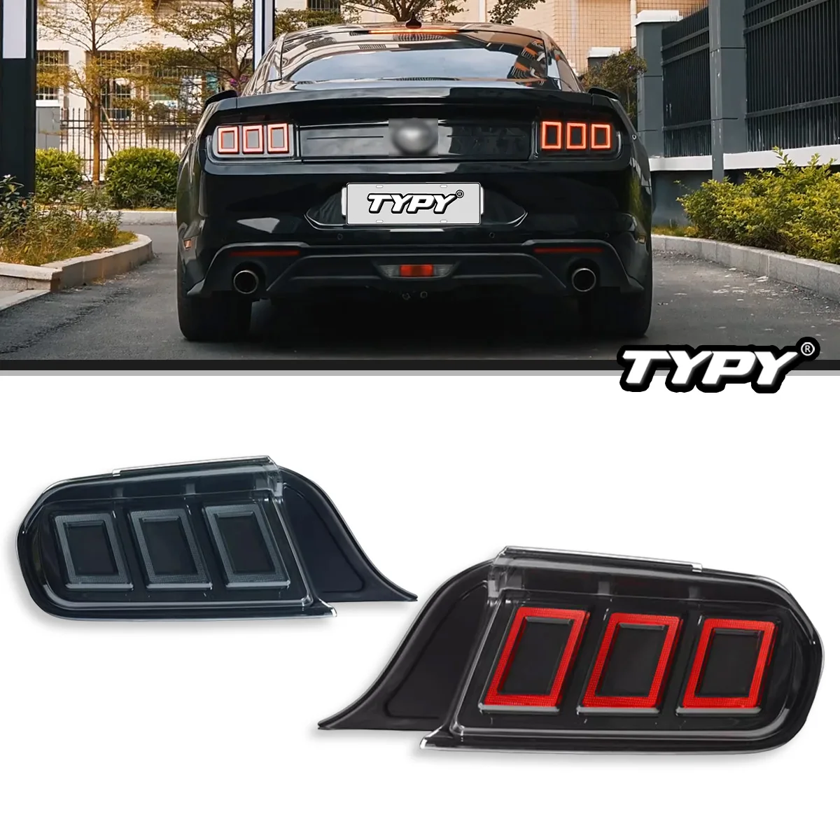 TYPY New LED Car Taillights For Ford Mustang 2015-2022 Taillight Signals Auto Accessories Dynamic Turn Running Lights
TYPY New LED Car Taillights For Ford Mustang 2015-2022 Taillight Signals Auto Accessories Dynamic Turn Running Lights