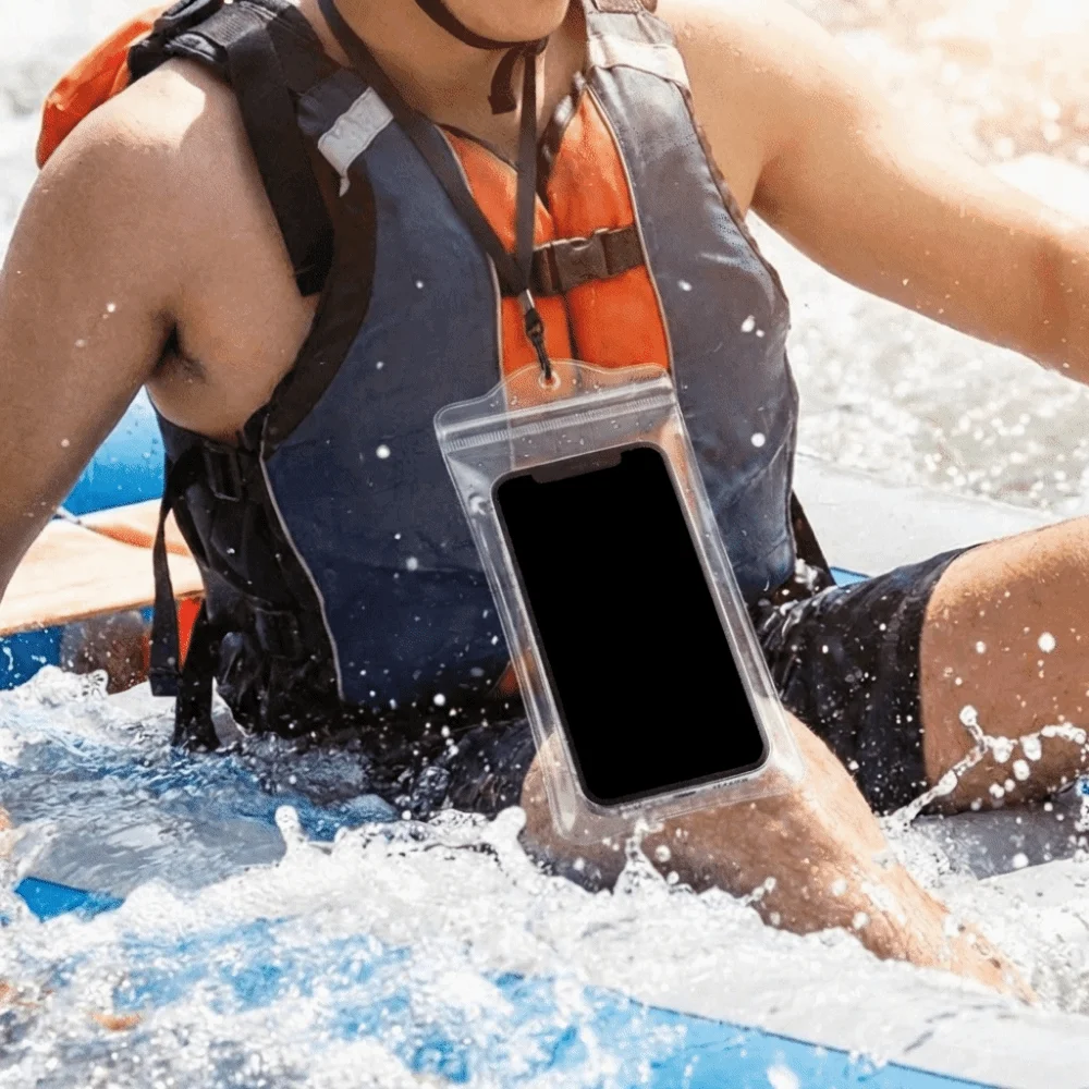 Thickened Material Transparent Phone Bag Underwater Protector Transparent Cover Waterproof Pouch Shockproof Touchscreen Friendly
Thickened Material Transparent Phone Bag Underwater Protector Transparent Cover Waterproof Pouch Shockproof Touchscreen Friendly