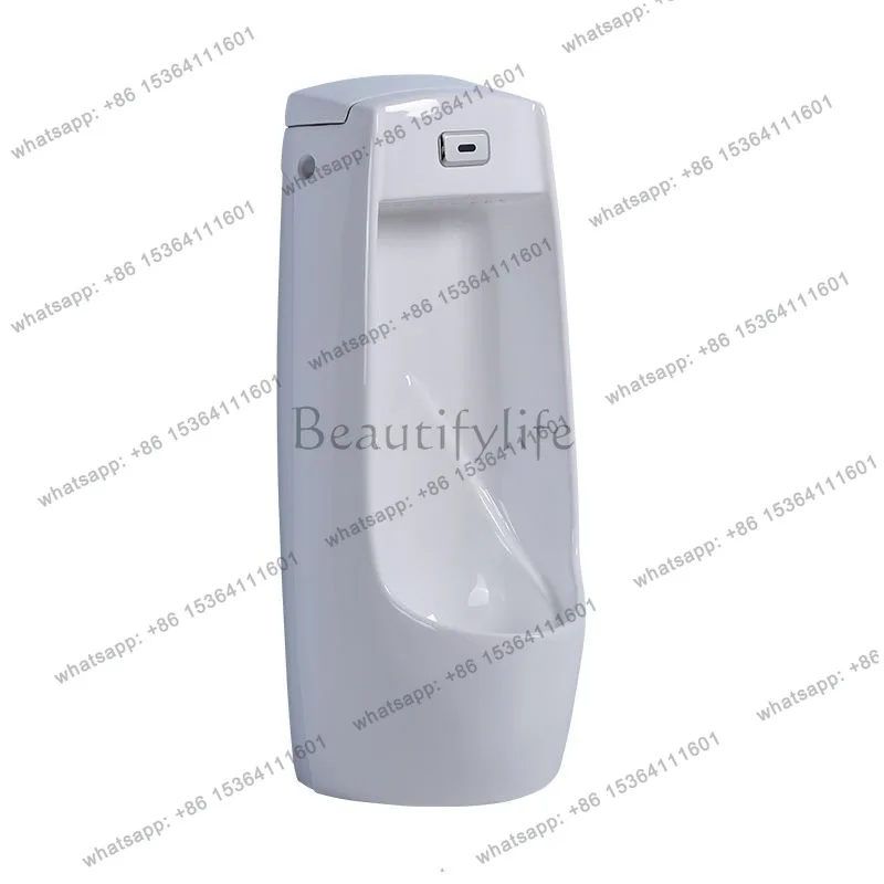 Fully automatic induction ceramic men's urinal wall-mounted floor-to-ceiling urinal
Fully automatic induction ceramic men's urinal wall-mounted floor-to-ceiling urinal