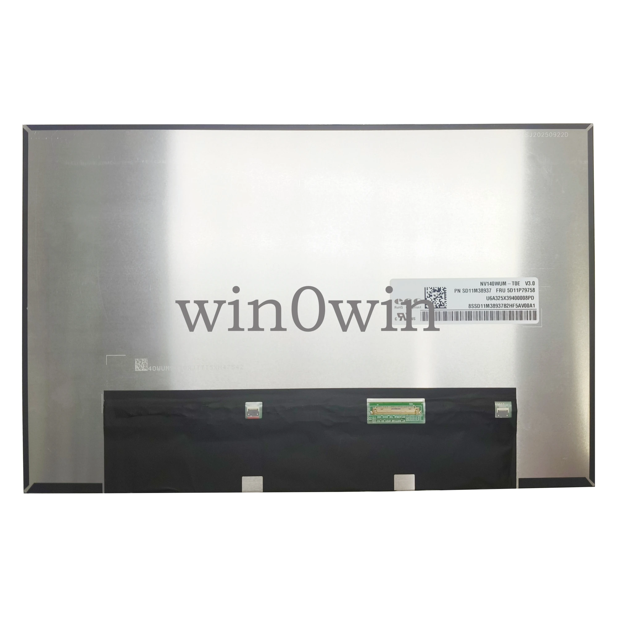 NV140WUM-T0E 14 Inch 1920x1200 IPS EDP Matrix Laptop Touch LCD Screen
NV140WUM-T0E 14 Inch 1920x1200 IPS EDP Matrix Laptop Touch LCD Screen