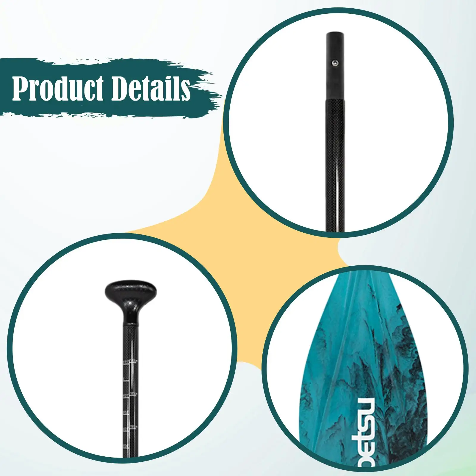BOARD Paddle Practical Water Sports Surfboard Surfing Boating Fitting Detachable Paddleboard Paddle Kayak Paddle 3 Sections
BOARD Paddle Practical Water Sports Surfboard Surfing Boating Fitting Detachable Paddleboard Paddle Kayak Paddle 3 Sections