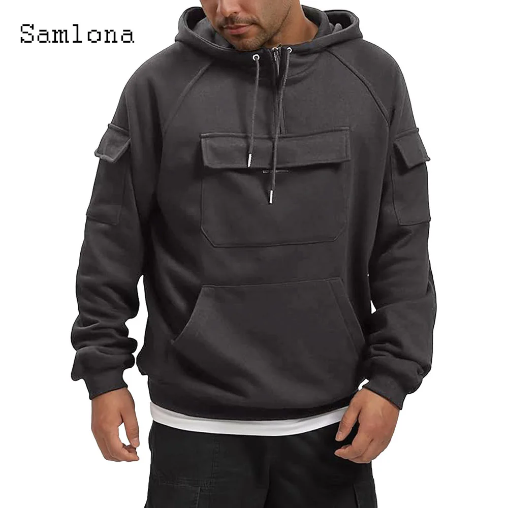 Men Stand Pocket Casual Cargo Sweatshirt Autumn Basic Hoodies 2024 Europe Style Fashion Sweatshirts Mens Vintage Street Pullover
Men Stand Pocket Casual Cargo Sweatshirt Autumn Basic Hoodies 2024 Europe Style Fashion Sweatshirts Mens Vintage Street Pullover