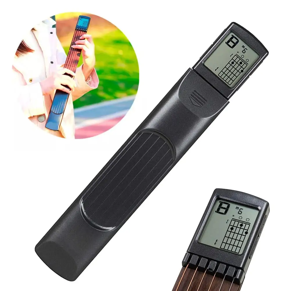 6-String Pocket Guitar Chord Trainer Guitar Practice Tool Gadget 6 Frets Guitar Finger Trainer for electric guitar/ accesso X8M1
6-String Pocket Guitar Chord Trainer Guitar Practice Tool Gadget 6 Frets Guitar Finger Trainer for electric guitar/ accesso X8M1