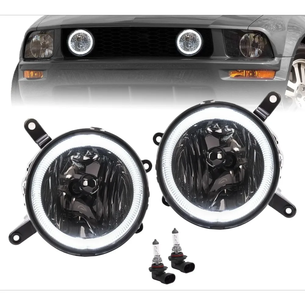 Fog Lights W/LED Halo Running Light Smoke For Ford Mustang GT 2005-2009
Fog Lights W/LED Halo Running Light Smoke For Ford Mustang GT 2005-2009