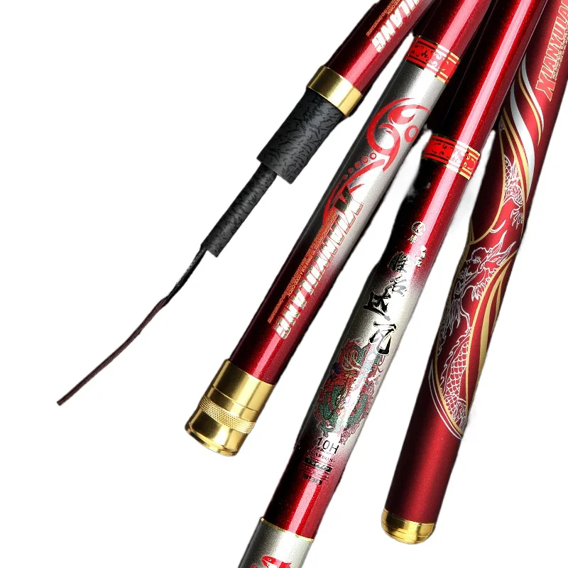 Platform Fishing Rod Black Pit 8H 10H Long Knot Carp Fishing RodS 19 Adjust Large Object Flying Telescopic Fishing Rod 2.7M / 8M
Platform Fishing Rod Black Pit 8H 10H Long Knot Carp Fishing RodS 19 Adjust Large Object Flying Telescopic Fishing Rod 2.7M / 8M