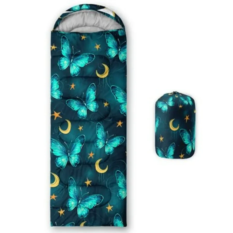 Camping sleeping bags for adults and kids: lightweight, waterproof, 3-season warm/cool weather use, axolotl cute design, polyes
Camping sleeping bags for adults and kids: lightweight, waterproof, 3-season warm/cool weather use, axolotl cute design, polyes