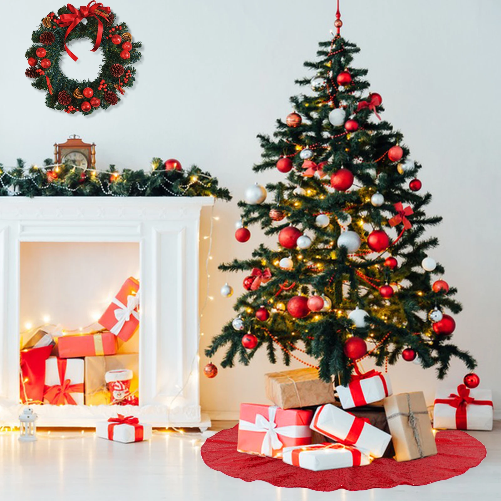 1pcs 36/50/60inch Christmas Tree Skirts Bottom Decor Mat Christmas Tree Ornament New Year Decoration Indoor Outdoor Home Decor
1pcs 36/50/60inch Christmas Tree Skirts Bottom Decor Mat Christmas Tree Ornament New Year Decoration Indoor Outdoor Home Decor