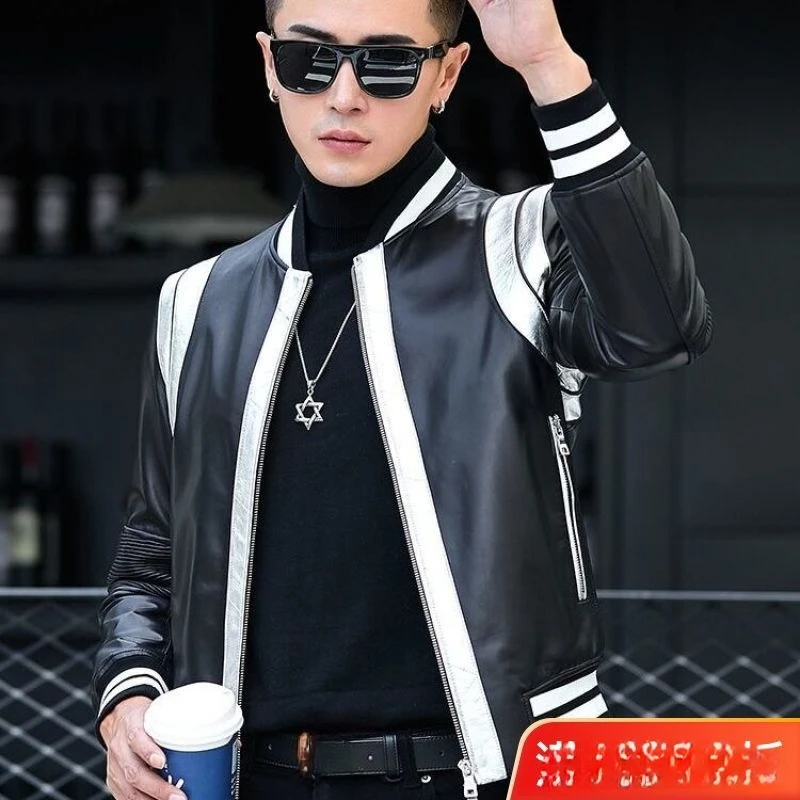 Spring, autumn and winter leather jacket youth short jacket jacket baseball jersey soft leather men's clothing
Spring, autumn and winter leather jacket youth short jacket jacket baseball jersey soft leather men's clothing