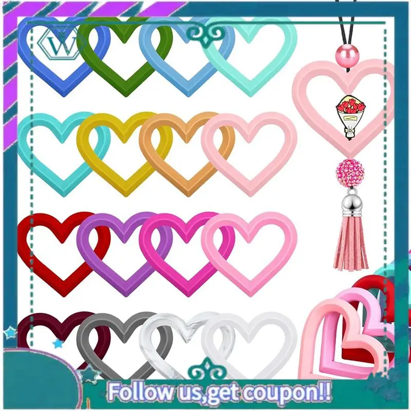 Premium 16 Pcs Silicone Beadable Rings 65Mm Silicone Bead Ring Round Silicone Bead Loop With 2 Hole (Heart) Durable Easy To Use
Premium 16 Pcs Silicone Beadable Rings 65Mm Silicone Bead Ring Round Silicone Bead Loop With 2 Hole (Heart) Durable Easy To Use