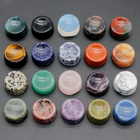 Crystal Sphere Egg Ball Base Natural Stone Amethyst Rose Quartz Tiger Eye Jade Display Stand Ornaments Home Decor Wholesale Lot