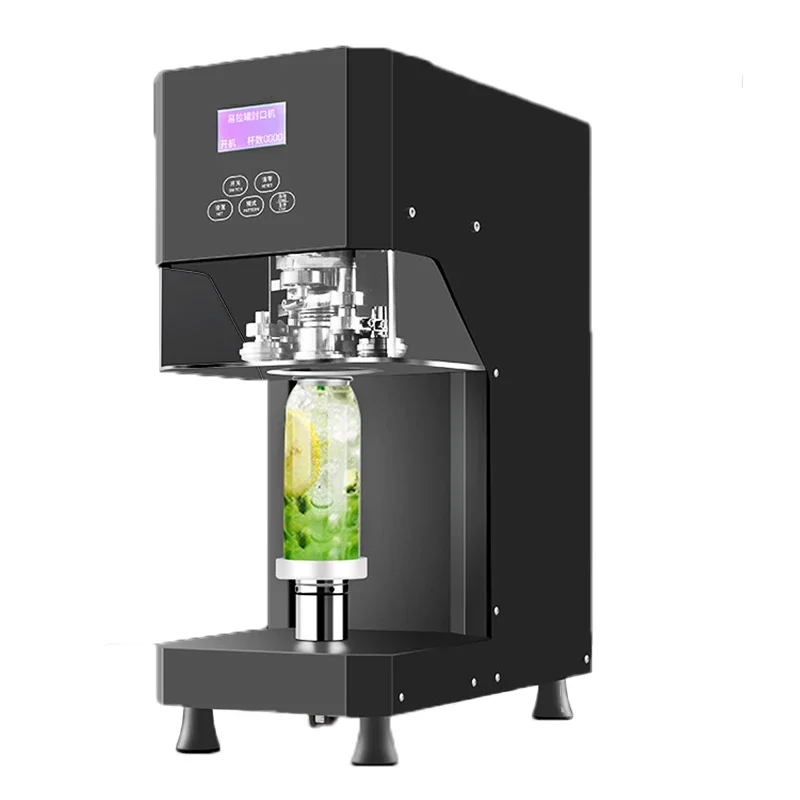 Smart Sealer Commercial Fully Automatic Rotary Capping Machine Can Sealing Machine Beer Can Sealing Machine 370W
Smart Sealer Commercial Fully Automatic Rotary Capping Machine Can Sealing Machine Beer Can Sealing Machine 370W