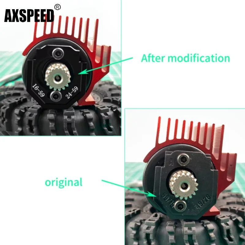 AXSPEED Adjustable Gear Ratio Motor Mount Base For 1/18 Granite Grom 1/14 Mojave Grom Mega 380 RC Car Upgrade Parts
AXSPEED Adjustable Gear Ratio Motor Mount Base For 1/18 Granite Grom 1/14 Mojave Grom Mega 380 RC Car Upgrade Parts