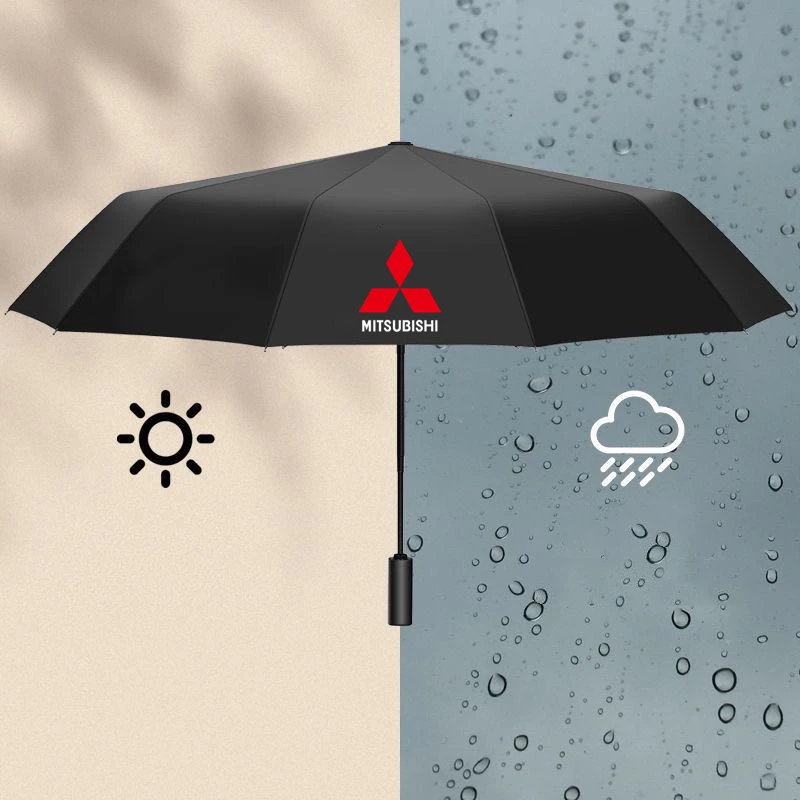 Car Logo Automatic Folding Windproof Sunshade Umbrella for Mitsubishi Lancer ASX Outlander Pajero Evolution Car Accessories
Car Logo Automatic Folding Windproof Sunshade Umbrella for Mitsubishi Lancer ASX Outlander Pajero Evolution Car Accessories
