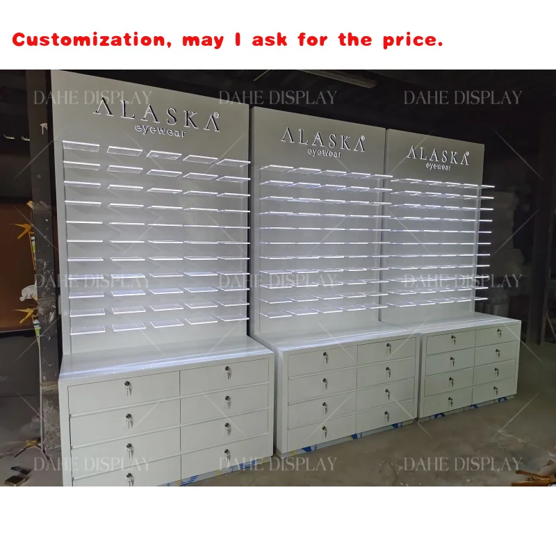 Изготовленная на заказ. Подставка для магазина солнцезащитных очков. Витрины для очков с 55-компонентной акриловой или стеклянной панелью.
Изготовленная на заказ. Подставка для магазина солнцезащитных очков. Витрины для очков с 55-компонентной акриловой или стеклянной панелью.