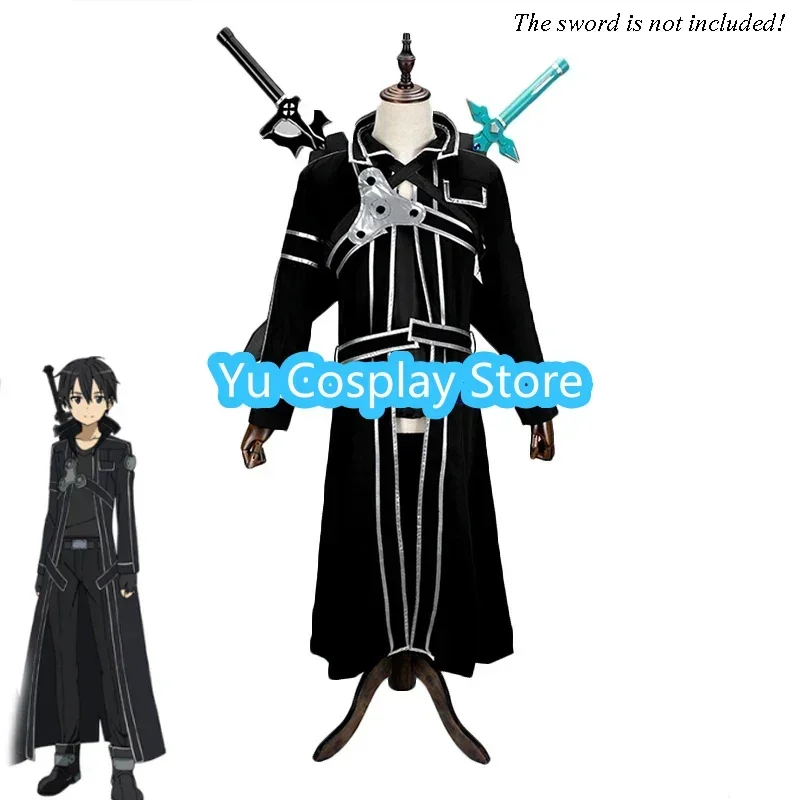 Yu-Cosplay аниме Sword Art Online SAO Kirito Kirigayae костюмы для косплея длинное пальто полный комплект плащ топ брюки костюм на Хэллоуин
Yu-Cosplay аниме Sword Art Online SAO Kirito Kirigayae костюмы для косплея длинное пальто полный комплект плащ топ брюки костюм на Хэллоуин