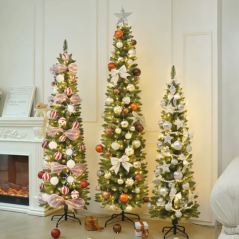 180cm Artificial Pencil Christmas Tree with LED Lights Decorations Christmas Decorations for Home
180cm Artificial Pencil Christmas Tree with LED Lights Decorations Christmas Decorations for Home