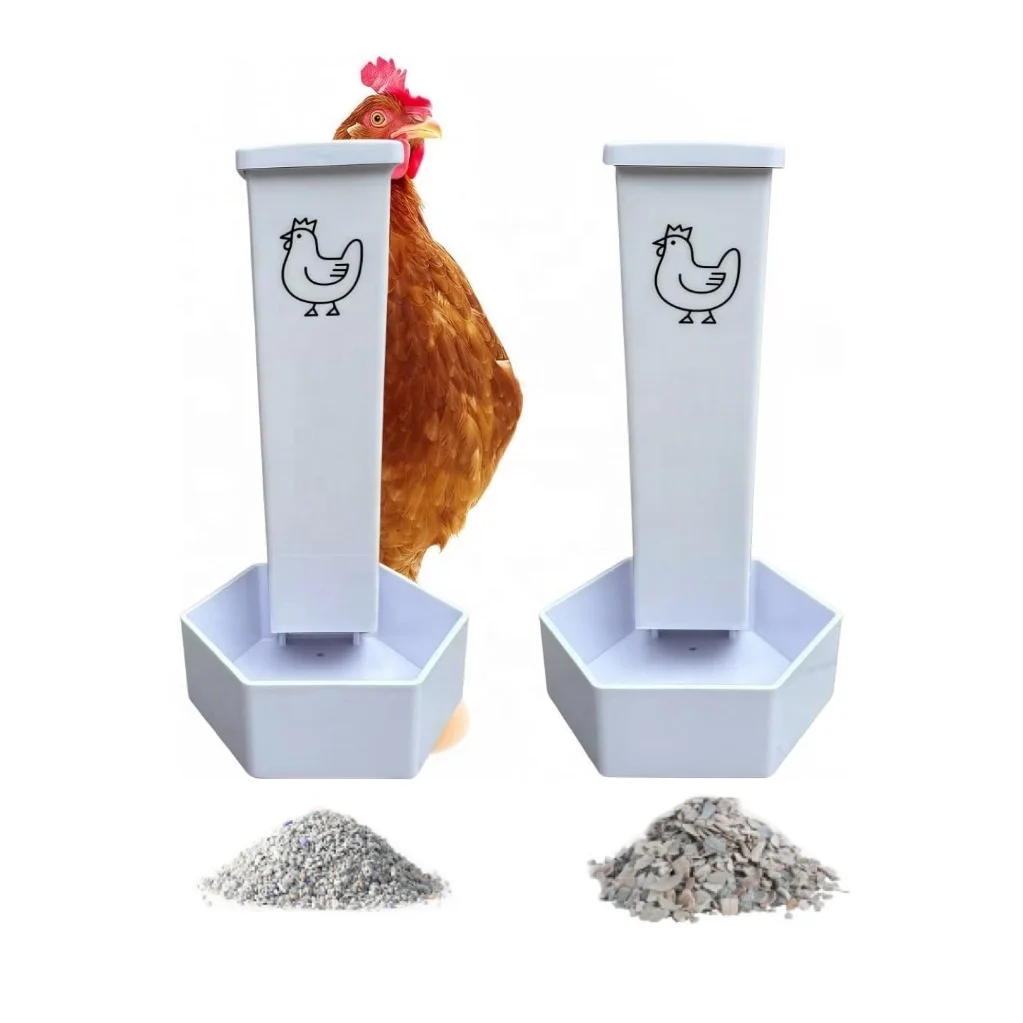 Chicken Oyster Shell and Grit Feeder Combo Automatic Chicken Feeder Pet Feeder Automatic Down Feed Bird Proof Feeding Bucket
Chicken Oyster Shell and Grit Feeder Combo Automatic Chicken Feeder Pet Feeder Automatic Down Feed Bird Proof Feeding Bucket