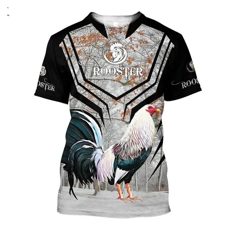 Men's Summer Fashion Animal Rooster Fun Pattern 3d Printed Loose Personality O Collar Short Sleeve Comfortable Plus Size Top
Men's Summer Fashion Animal Rooster Fun Pattern 3d Printed Loose Personality O Collar Short Sleeve Comfortable Plus Size Top