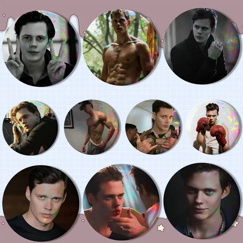 classic actor Bill Skarsgard Reflective Pin Tinplate Round Brooch Cartoon Cosplay Badges for Bag Hat Toys Gifts
classic actor Bill Skarsgard Reflective Pin Tinplate Round Brooch Cartoon Cosplay Badges for Bag Hat Toys Gifts
