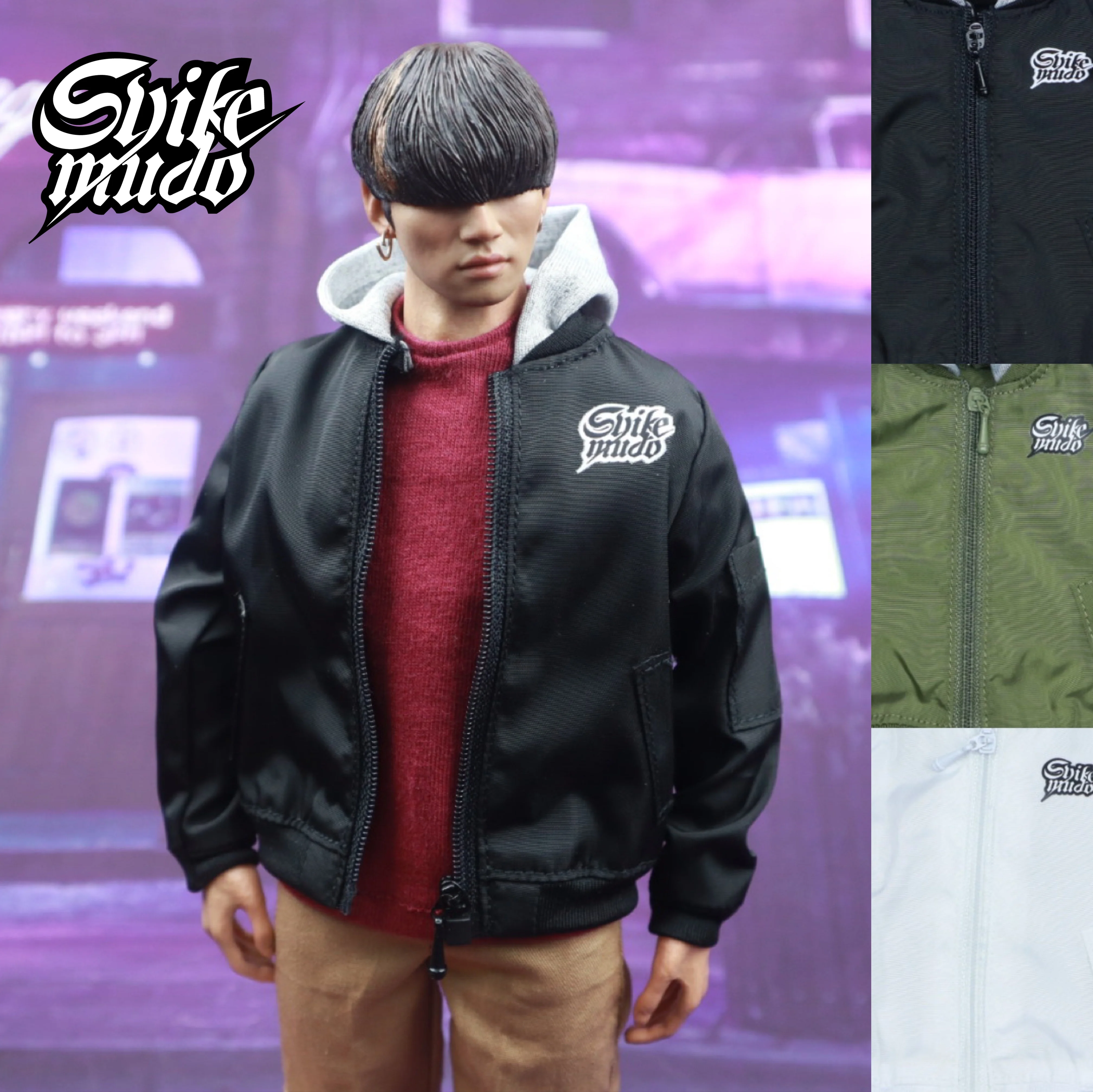 Pilot Jacket Model 1/6 Scale Male Soldier Hooded Jacket Fashion Back Print Trendy Clothes Model for 12in Action Figure Toy
Pilot Jacket Model 1/6 Scale Male Soldier Hooded Jacket Fashion Back Print Trendy Clothes Model for 12in Action Figure Toy