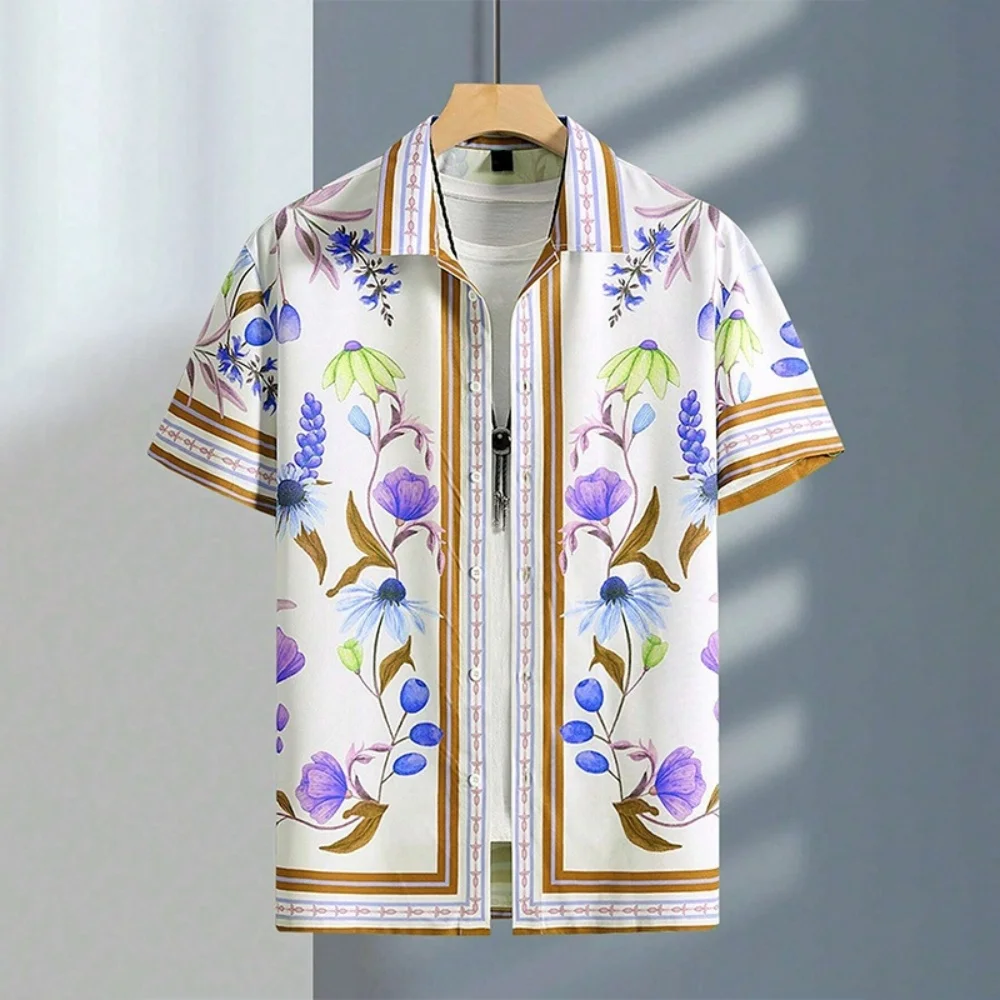 Summer 3D Graffiti Floral Print Shirt Fashion Casual Business Hawaiian Shirt Men Women Vacation Button-down Shirt Men clothing
Summer 3D Graffiti Floral Print Shirt Fashion Casual Business Hawaiian Shirt Men Women Vacation Button-down Shirt Men clothing