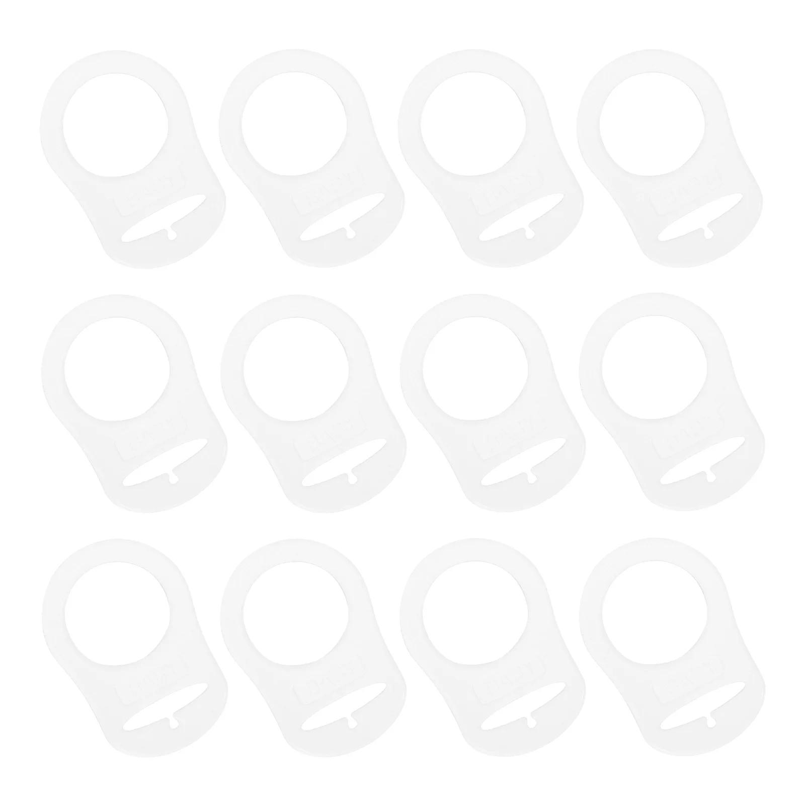 12Pcs Silicone Pacifier Holder Baby Soother Adapter Smooth Edge Safe Connectors for Pacifier Clips Accessories
12Pcs Silicone Pacifier Holder Baby Soother Adapter Smooth Edge Safe Connectors for Pacifier Clips Accessories