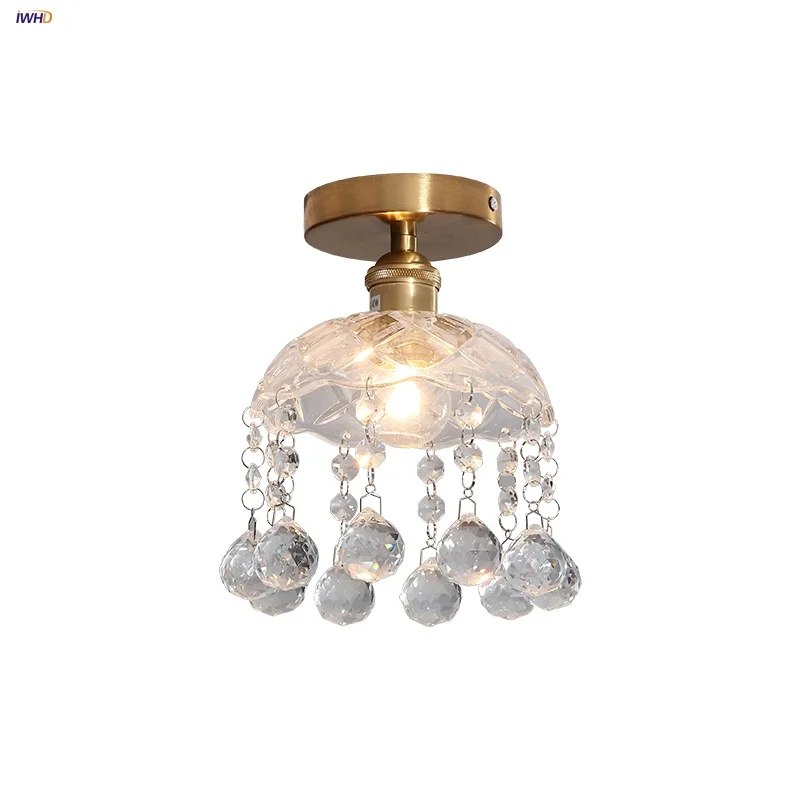 IWHD Modern Luxury LED Ceiling Lamp Bedroom Aisle Living Room Decor Interior Lighting Crystal Glass Ceiling Light Fixture Lampen
IWHD Modern Luxury LED Ceiling Lamp Bedroom Aisle Living Room Decor Interior Lighting Crystal Glass Ceiling Light Fixture Lampen