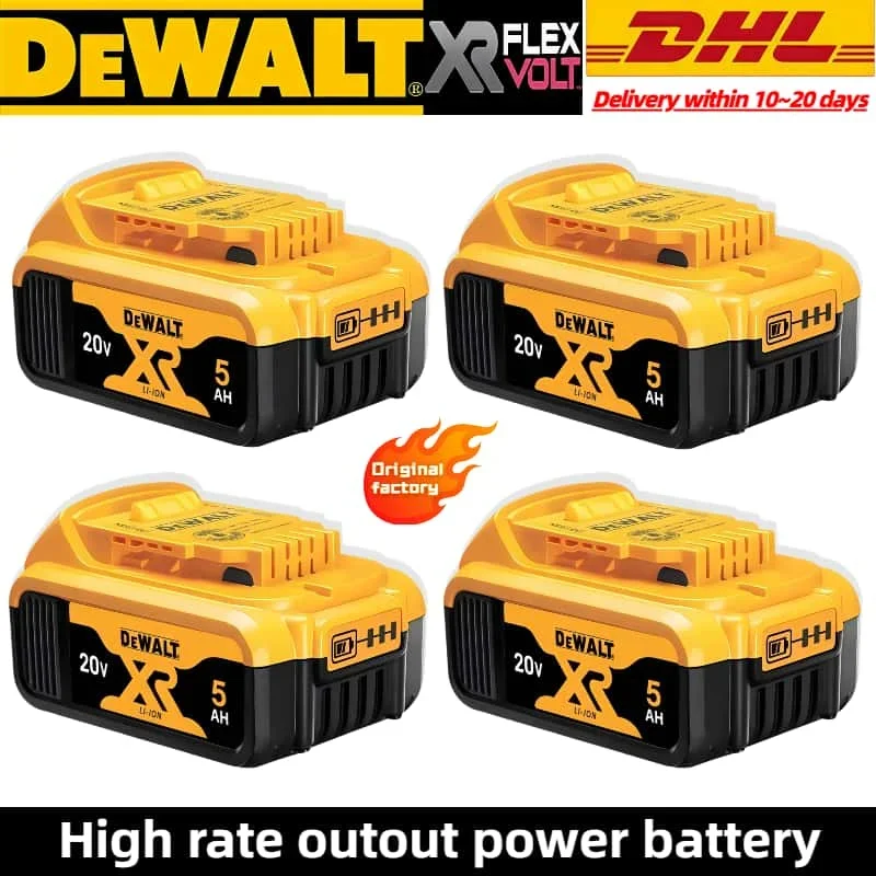 Original Dewalt 20V tools Battery, 5AH 6AH Rechargeable Lithium Ion Battery, Dewalt DCB200 Power Tool Replacement Battery
Original Dewalt 20V tools Battery, 5AH 6AH Rechargeable Lithium Ion Battery, Dewalt DCB200 Power Tool Replacement Battery