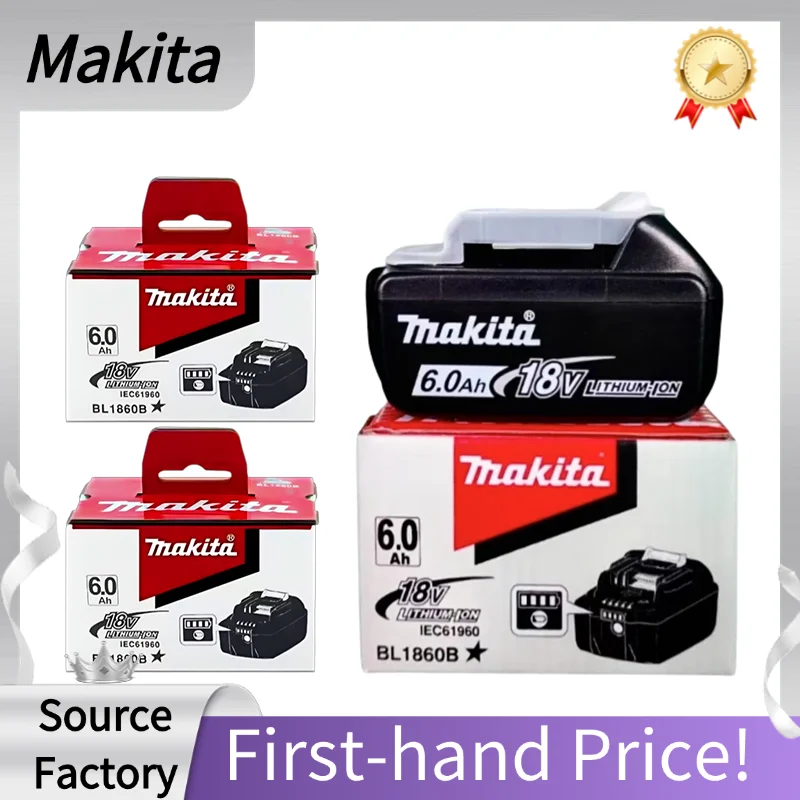 Makita 18v Battery, High Capacity Rechargeable Battery Pack, Provides Longer Runtime for Demanding Jobs.
Makita 18v Battery, High Capacity Rechargeable Battery Pack, Provides Longer Runtime for Demanding Jobs.