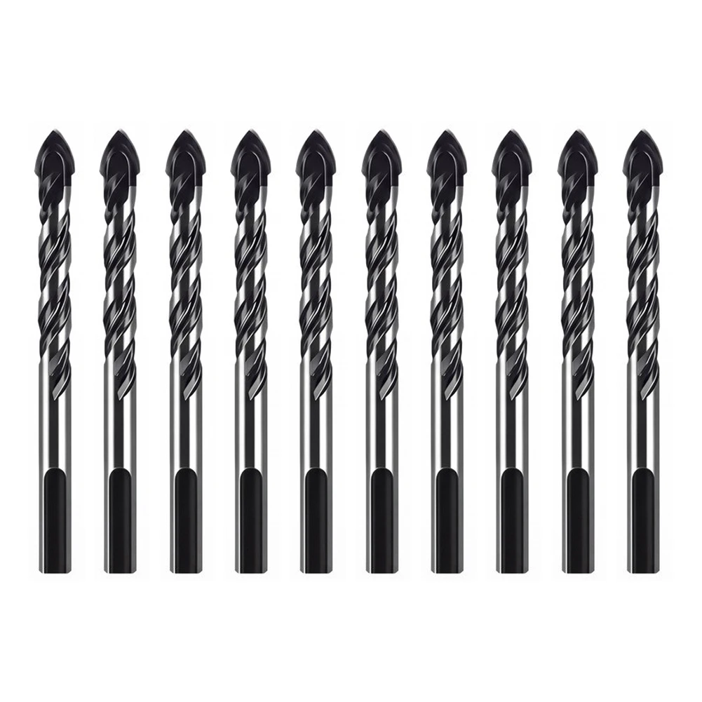 10pcs 6mm Masonry Drill Bit Set Ceramic Rotary Head Triangular Drill Bit For Ceramic Concrete Masonry Drilling Drill Opener
10pcs 6mm Masonry Drill Bit Set Ceramic Rotary Head Triangular Drill Bit For Ceramic Concrete Masonry Drilling Drill Opener