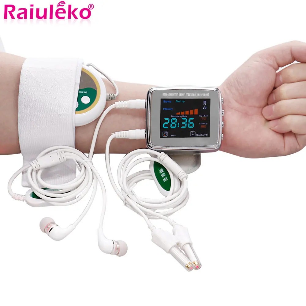 650nm Laser LLLT Watch Phototherapy Board Diabetes Cholesterol Hypertension Treatment Therapy Nose Rhinitis Sinusitis Tinnitus
650nm Laser LLLT Watch Phototherapy Board Diabetes Cholesterol Hypertension Treatment Therapy Nose Rhinitis Sinusitis Tinnitus