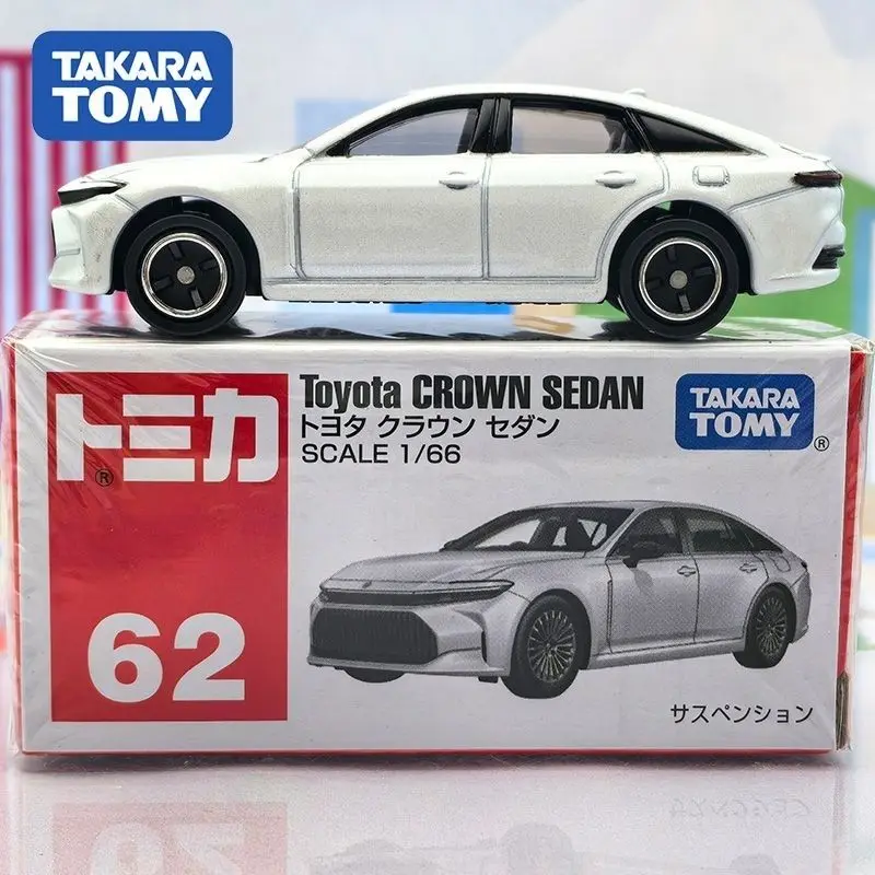 Takara Tomy Tomica No. 62 Toyota Crown Sedan (First Press Edition) Игрушки из сплава, литая под давлением металлическая модель для детей 
Takara Tomy Tomica No. 62 Toyota Crown Sedan (First Press Edition) Игрушки из сплава, литая под давлением металлическая модель для детей