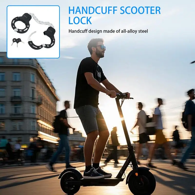 Handcuff Lock For Scooter Electric Anti-Shear Bike Lock Electric Scooter Theft Prevention Security Anti-Shear Rustproof Devices
Handcuff Lock For Scooter Electric Anti-Shear Bike Lock Electric Scooter Theft Prevention Security Anti-Shear Rustproof Devices