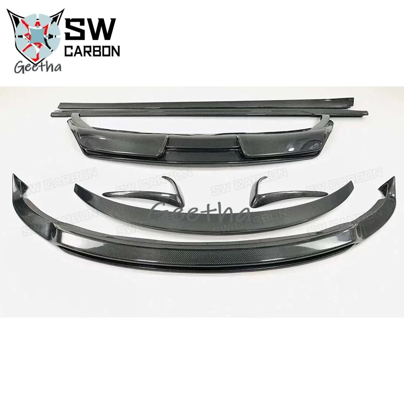 ART Style Carbon Fiber Body Kit for Tesla Model 3 Front Bumper Splitter Lip Side Skirt Rear Diffuser Rear Wing Auto Accessories
ART Style Carbon Fiber Body Kit for Tesla Model 3 Front Bumper Splitter Lip Side Skirt Rear Diffuser Rear Wing Auto Accessories