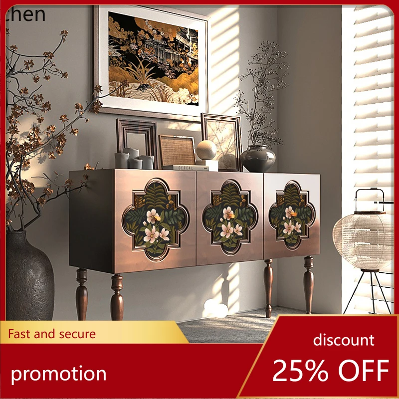 HT multi-layer storage storage household living room solid wood printing pattern porch cabinet
HT multi-layer storage storage household living room solid wood printing pattern porch cabinet