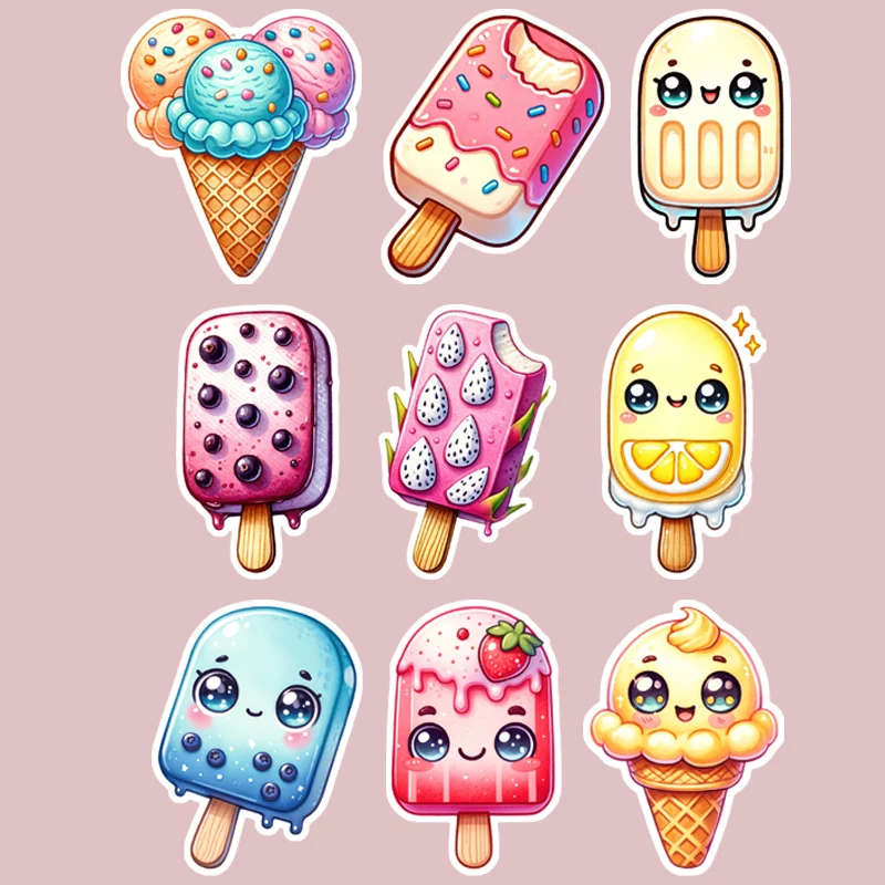 Ice Cream Dessert kawaii expression Iron On Heat Transfer Stickers DTF Iron On Transfer Patches For Children adult Clothes Deca
Ice Cream Dessert kawaii expression Iron On Heat Transfer Stickers DTF Iron On Transfer Patches For Children adult Clothes Deca