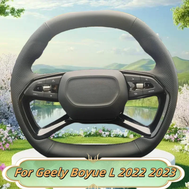 Car Steering Wheel Cover Hand-Sewn Microfiber Leather For Geely Boyue L 2022 2023 Car Interior Accessories
Car Steering Wheel Cover Hand-Sewn Microfiber Leather For Geely Boyue L 2022 2023 Car Interior Accessories
