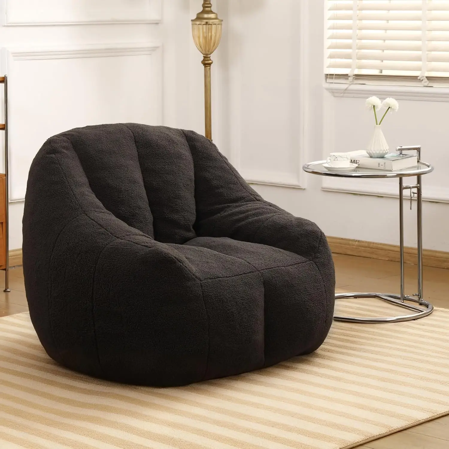 Bean Bag Chair For Adults, Comfy Bean Bag Sofa With Armrest, Dark Gray BeanBag Chair With Back Support For Living, Customized
Bean Bag Chair For Adults, Comfy Bean Bag Sofa With Armrest, Dark Gray BeanBag Chair With Back Support For Living, Customized