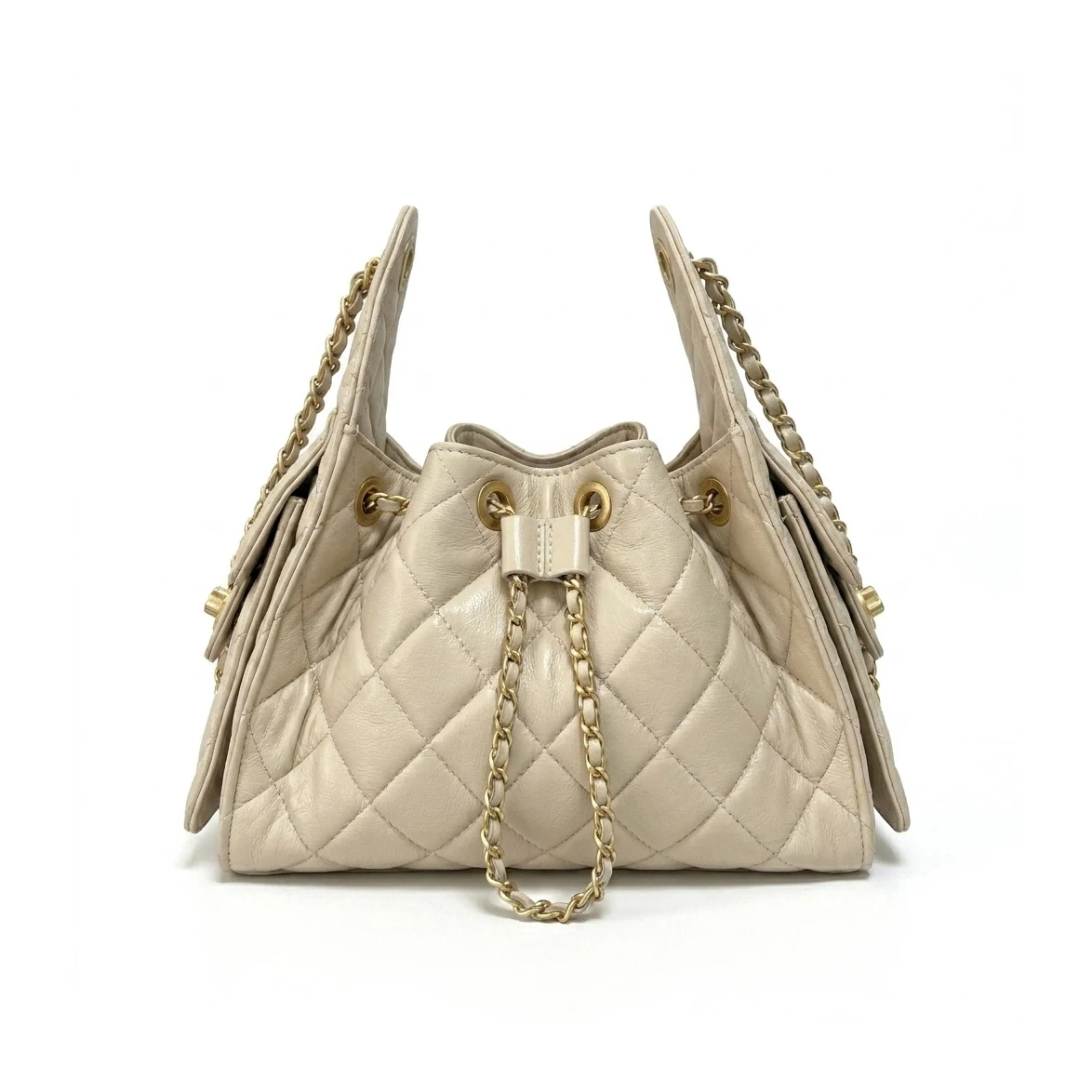 Women Genuine Leather Hobo Bag Soft Quilted Shoulder Bag Vintage Chain Strap Underarm Purse Luxury Drawstring Bucket Handbag
Women Genuine Leather Hobo Bag Soft Quilted Shoulder Bag Vintage Chain Strap Underarm Purse Luxury Drawstring Bucket Handbag