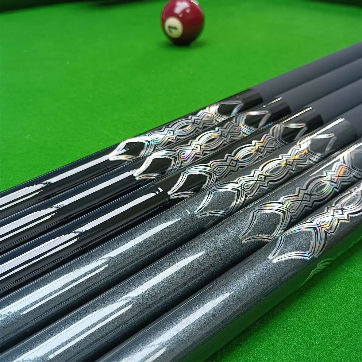 Carbon Black Technology Nine Club Billiard Club Black Eight Fancy Big Head Set Billiard
Carbon Black Technology Nine Club Billiard Club Black Eight Fancy Big Head Set Billiard