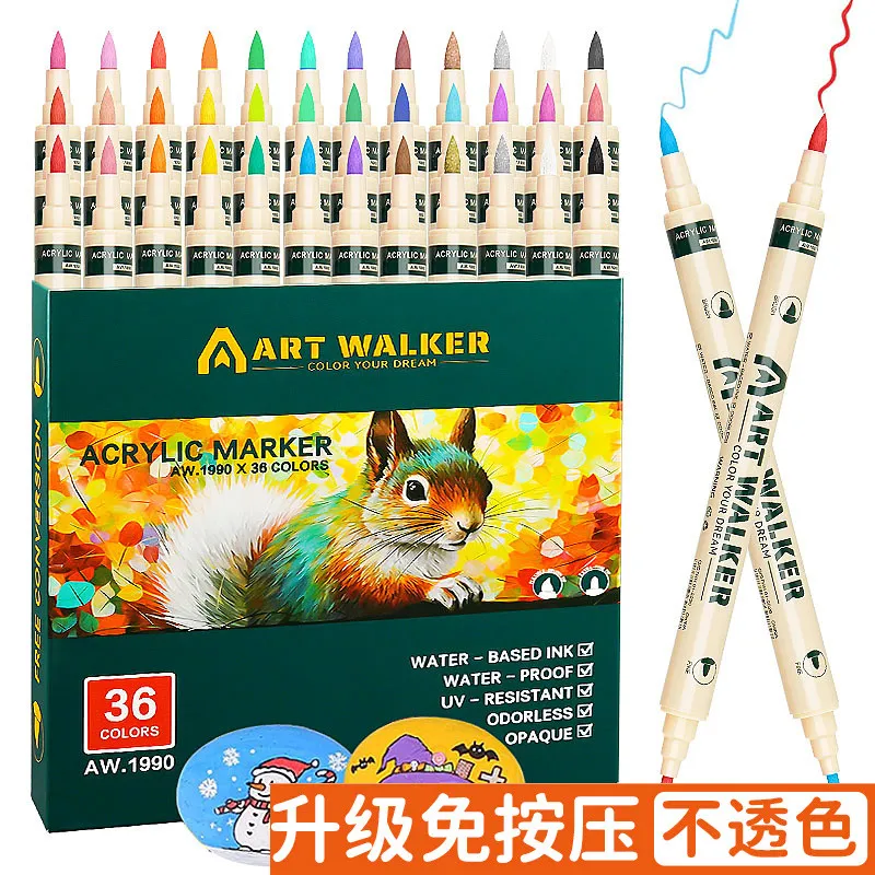 Direct Liquid Acrylic Marker Pen Opaque Color Stackable Color Primary School Color Kindergarten Acrylic Watercolor 3D Printing
Direct Liquid Acrylic Marker Pen Opaque Color Stackable Color Primary School Color Kindergarten Acrylic Watercolor 3D Printing