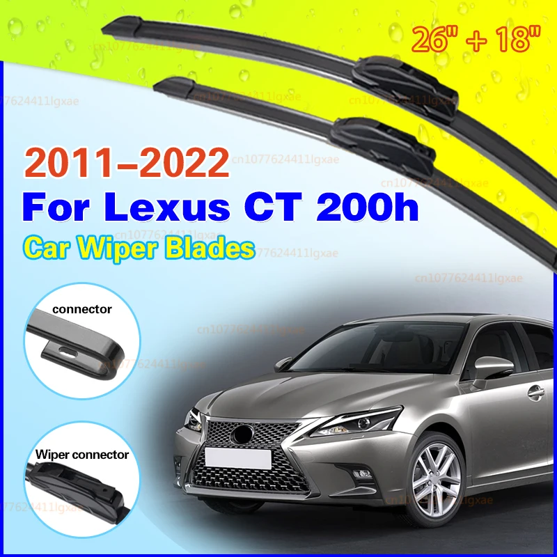 Car Wiper Blades For Lexus CT 200h CT200h 2011 - 2022 Windshield Windscreen Front Window Blades 26"+18" Car Accessories
Car Wiper Blades For Lexus CT 200h CT200h 2011 - 2022 Windshield Windscreen Front Window Blades 26"+18" Car Accessories