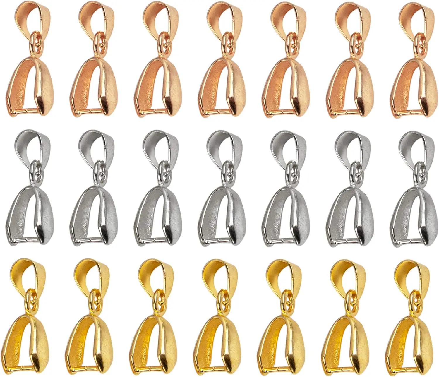 50Pcs Silvery Bail Pinch Cooper Clip Clasps Pendant Bail Connector Jewelry Findings for Bracelets Necklaces Making NO Fade
50Pcs Silvery Bail Pinch Cooper Clip Clasps Pendant Bail Connector Jewelry Findings for Bracelets Necklaces Making NO Fade