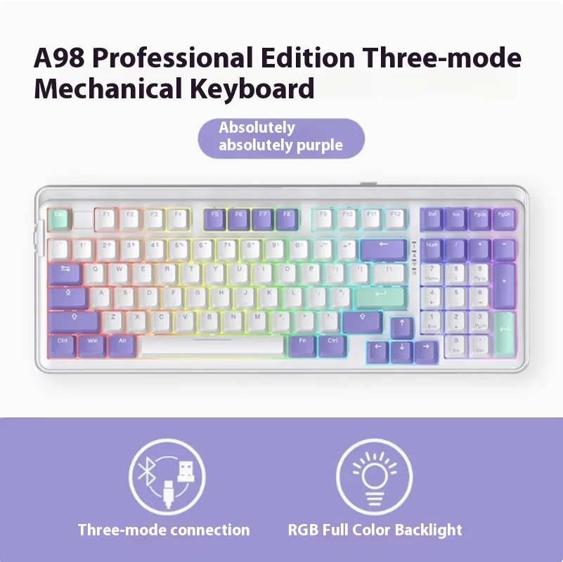 Daryou Mechanical Keyboard A98 Professional The Third Mock Examination Customized Mechanical Keyboard Game Office Keyboard
Daryou Mechanical Keyboard A98 Professional The Third Mock Examination Customized Mechanical Keyboard Game Office Keyboard