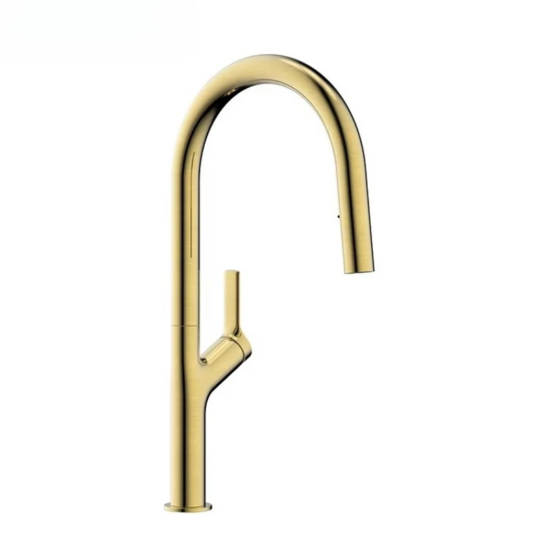 Lead Free Kitchen Faucet 304 Stainless Steel Faucet Single Handle Pull Down Sprayer Sink Faucet
Lead Free Kitchen Faucet 304 Stainless Steel Faucet Single Handle Pull Down Sprayer Sink Faucet