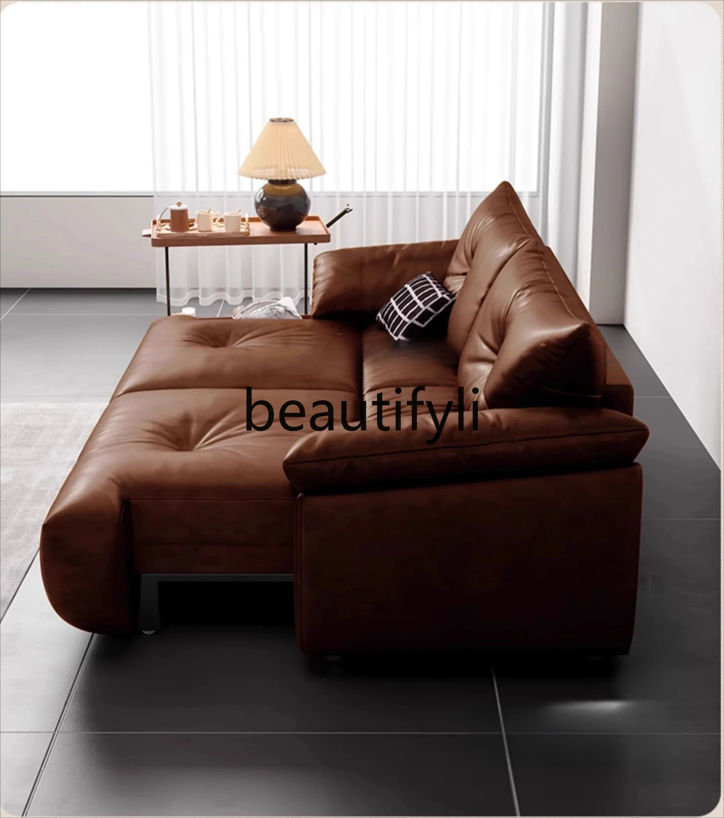 CC Винтажный электрический диван для гостиной, регулируемый выдвижной диван с высокой спинкой, масляный воск, кожаный диван-кровать 
CC Винтажный электрический диван для гостиной, регулируемый выдвижной диван с высокой спинкой, масляный воск, кожаный диван-кровать