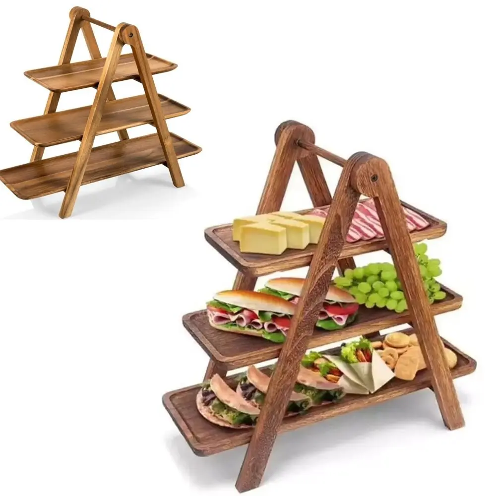 3 Layers Wooden Serving Platter Detachable Foldable Wood Tiered Tray Multi-Function Cupcake Tiered Tray
3 Layers Wooden Serving Platter Detachable Foldable Wood Tiered Tray Multi-Function Cupcake Tiered Tray