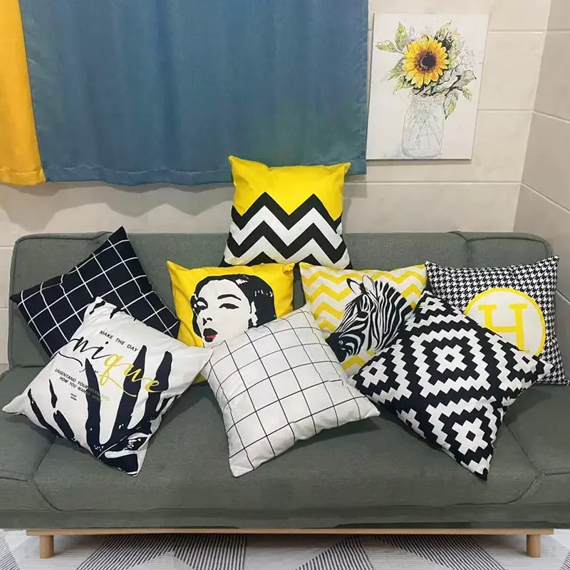 Cushion Cover 2pcs 45x45 Double-sided Printed Simple Cushion Covers for Sofa Modern Style Home Decorative 18 Inches
Cushion Cover 2pcs 45x45 Double-sided Printed Simple Cushion Covers for Sofa Modern Style Home Decorative 18 Inches