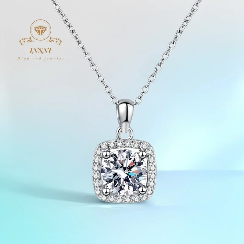 1CT D-Color Moissanite Princess Square Bag Choker Necklace S925 Sterling Silver Minimalist Luxury Jewelry Women Certified
1CT D-Color Moissanite Princess Square Bag Choker Necklace S925 Sterling Silver Minimalist Luxury Jewelry Women Certified